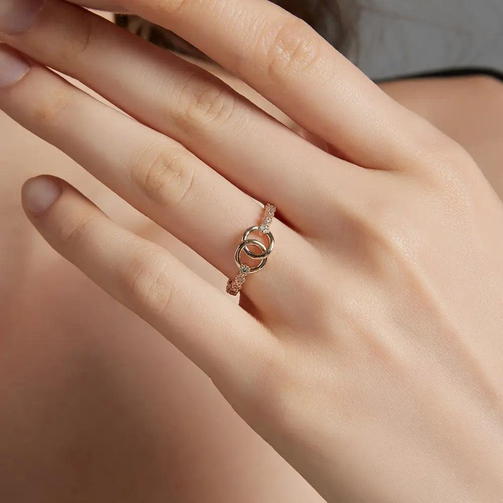 MOTHER AND DAUGHTER FOREVER RING (ADJUSTABLE) Ashlen