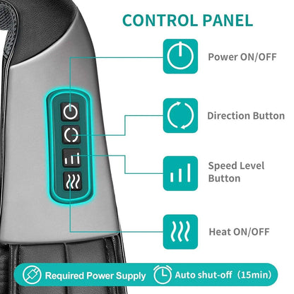 Luxiz™ Neck and Back Massager with Soothing Heat Luxiz™️