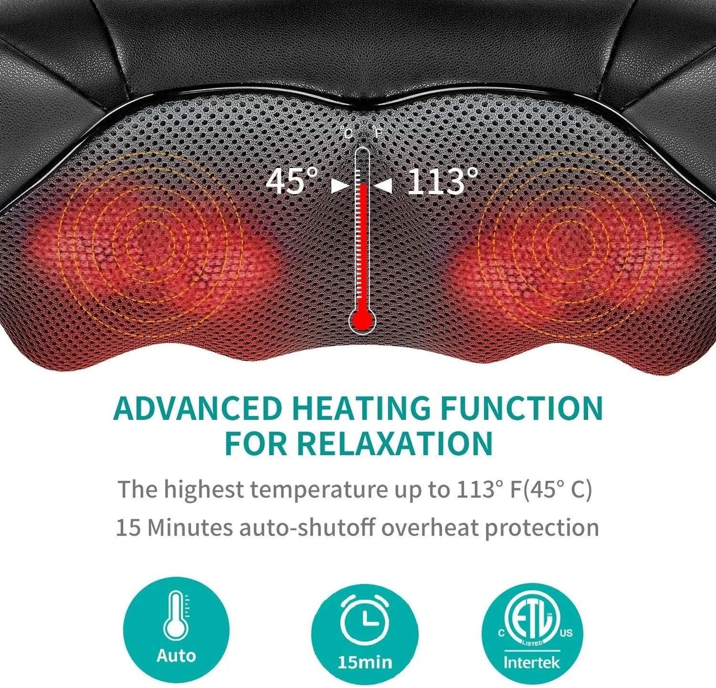 Luxiz™ Neck and Back Massager with Soothing Heat Luxiz™️