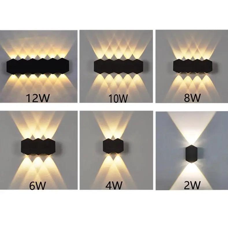 Zion - Hex Shaped Wall Light Luxiz™️