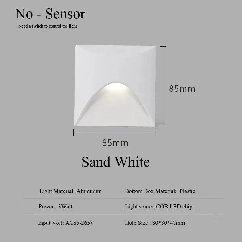 Zavala - Modern Waterproof Indoor/Outdoor Recessed Stair Wall Light Luxiz™️