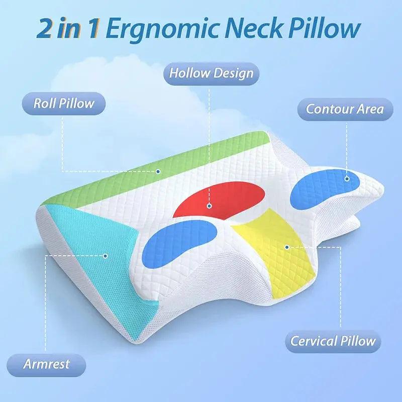 OrthoCloud™ Neck Relief Pillow Luxiz™️