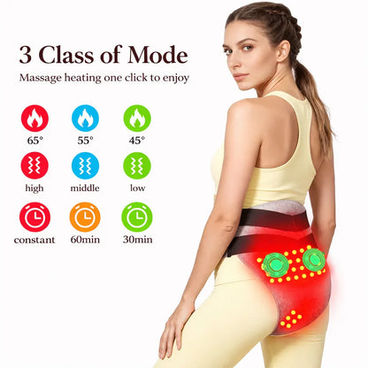 Luxiz - Heat, Massage & Red Light Wrap for Period Pain