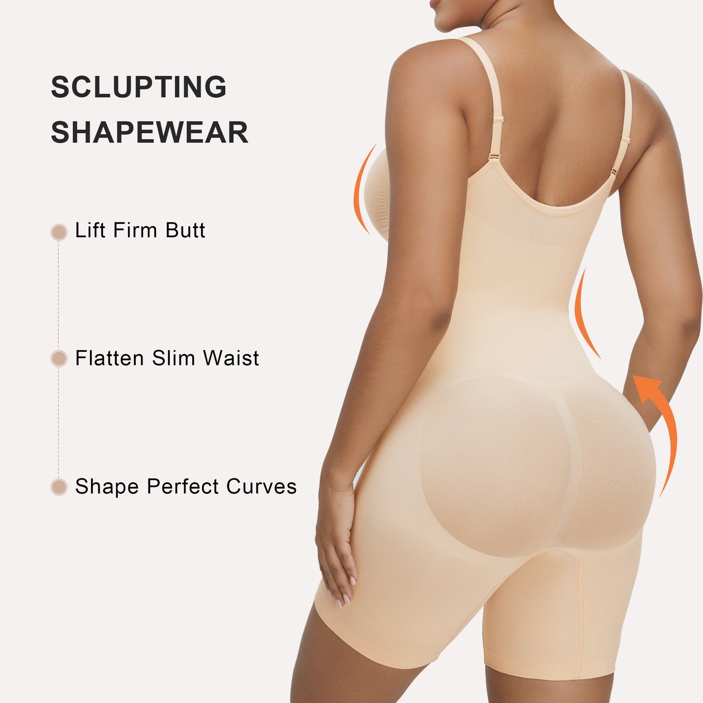 Zip-Up Sculpting Short Bodysuit Everyday
