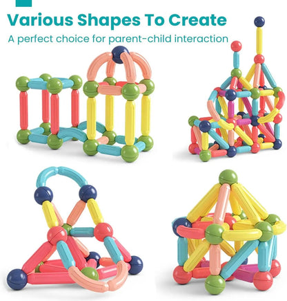 Magnetic IQ Builder Block Set Luxiz™️