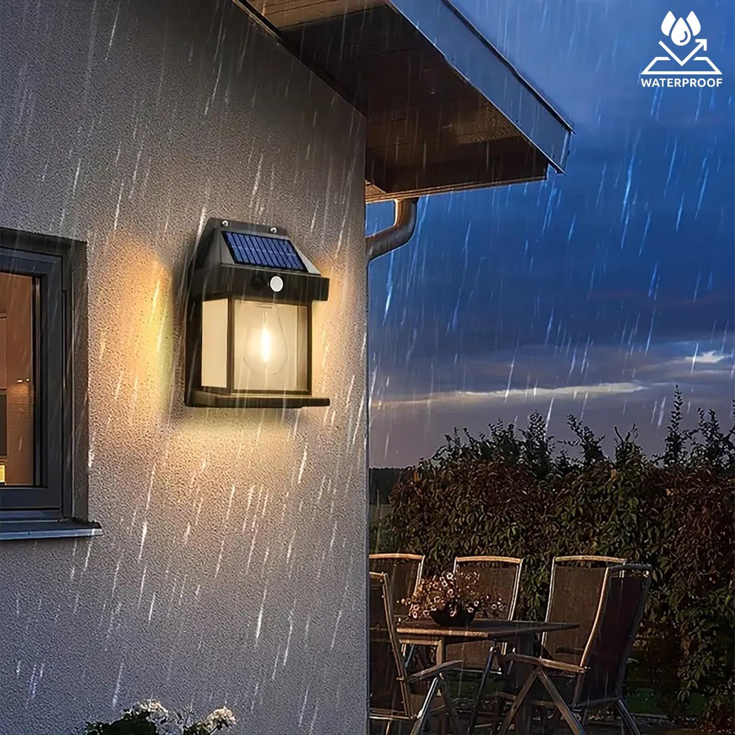 Solar Wall Lights with Automatic Activation