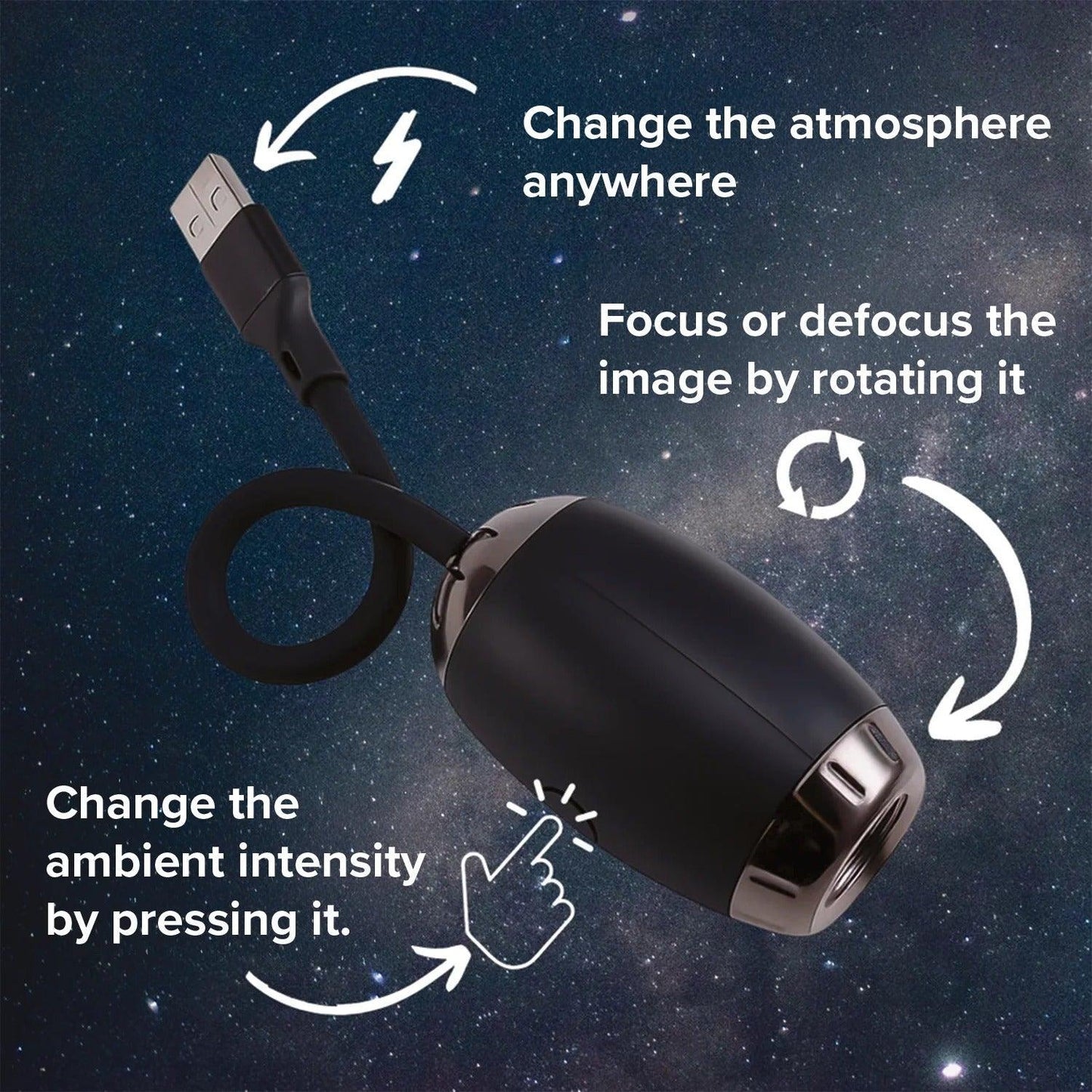 Luxiz™ Galaxy Projector Pro