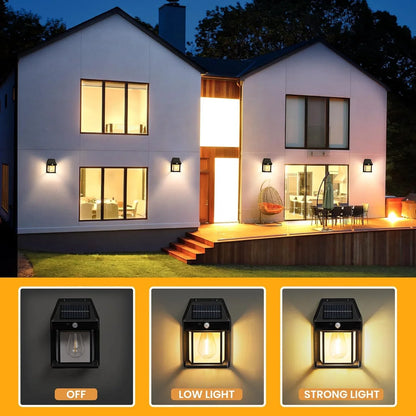 Solar Wall Lights with Automatic Activation