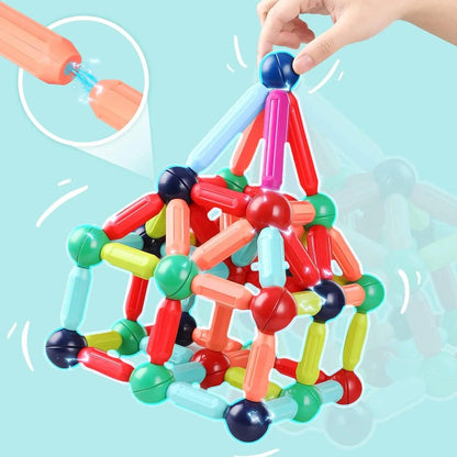 Magnetic IQ Builder Block Set Luxiz™️