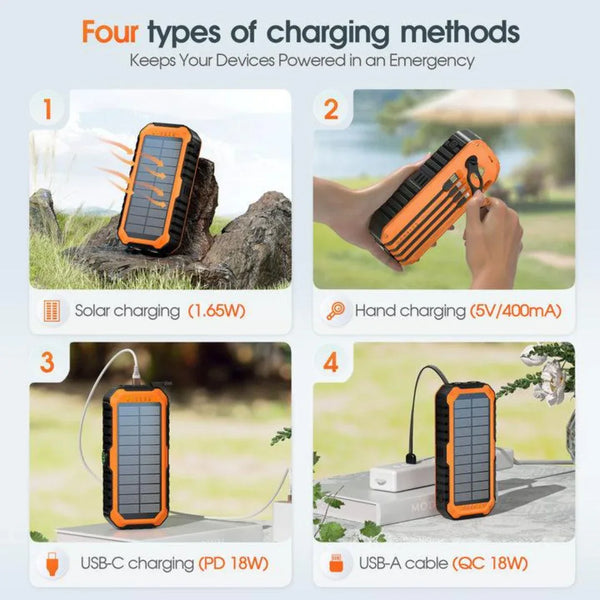 Rugged Solar Power Bank