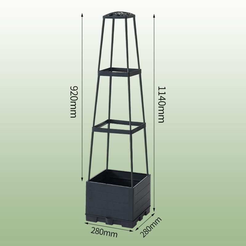 Self Watering Tower Planter with Trellis
