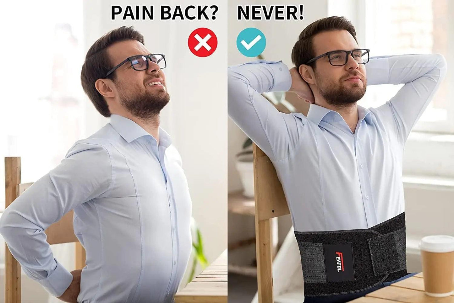 Luxiz™ - The Complete Hip & Lower Back Wrap For Easier Walking & Standing (Sciatica, Spinal Stenosis, Lower Back Pain) Luxiz™️