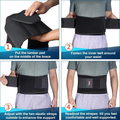 Luxiz™ - The Complete Hip & Lower Back Wrap For Easier Walking & Standing (Sciatica, Spinal Stenosis, Lower Back Pain) Luxiz™️