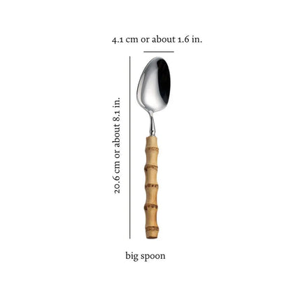 Natural Bamboo Flatware Set Luxiz™️