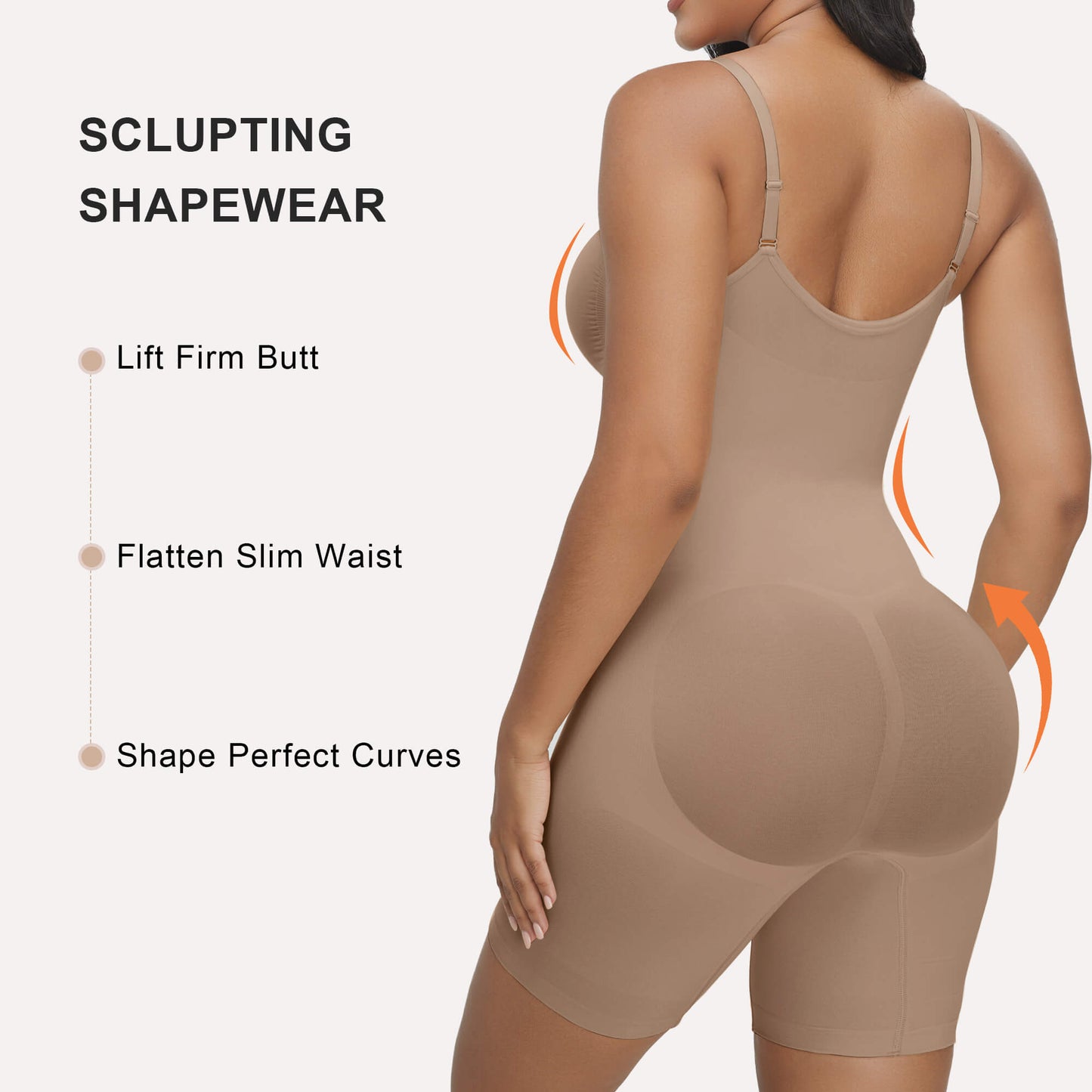 Zip-Up Sculpting Short Bodysuit Everyday