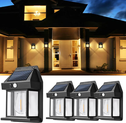 Solar Wall Lights with Automatic Activation