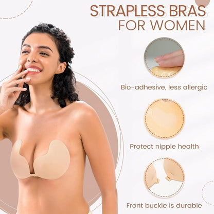 Invisible Push-Up Sticky Bra Luxiz™️